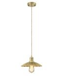 Scandinavian Tea Room Brass Lamp