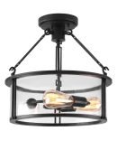 Iron ceiling light 3 heads