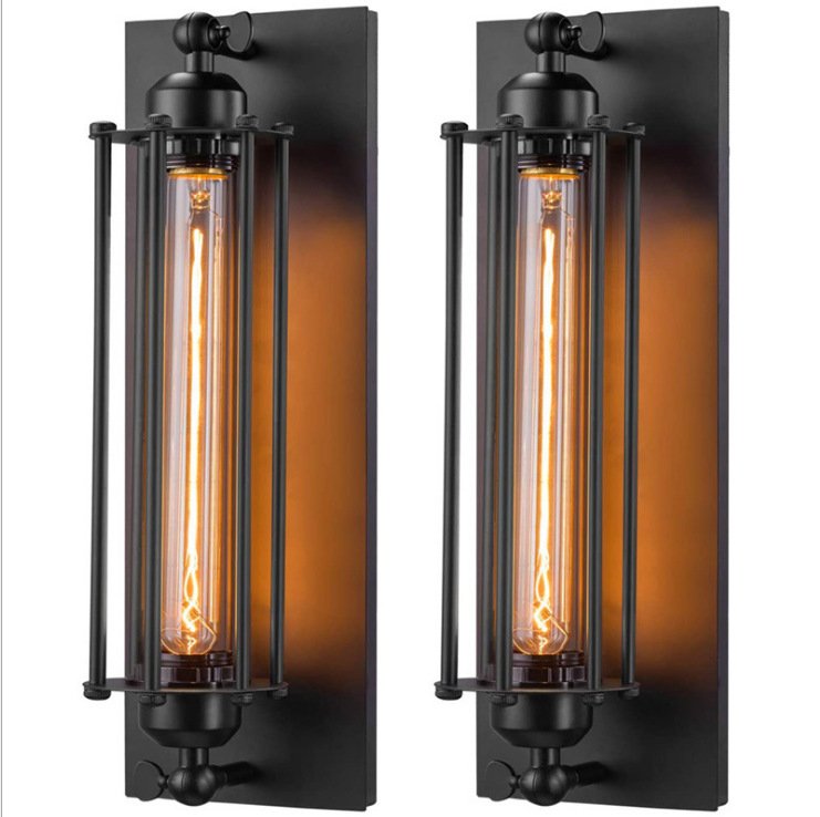 Iron Flute Wall Sconce