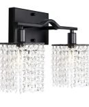 Scandinavian Light Luxury Bathroom Crystal Wall Light Fixture